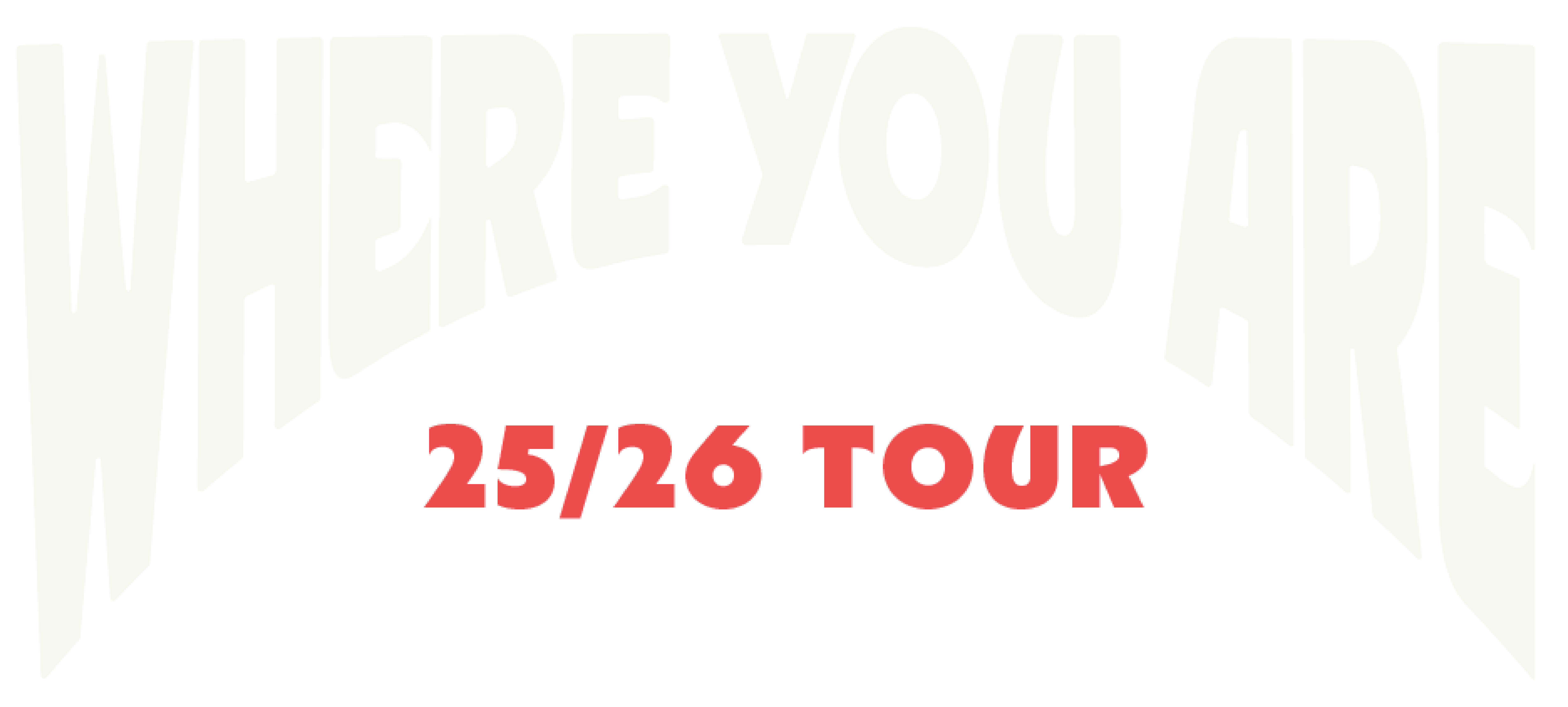 Tour dates listing